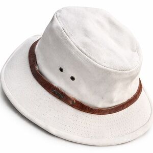 Orvis Safari Hat XXL 100% Cotton Outback Fishing Hiking Wide Brim Mens summer